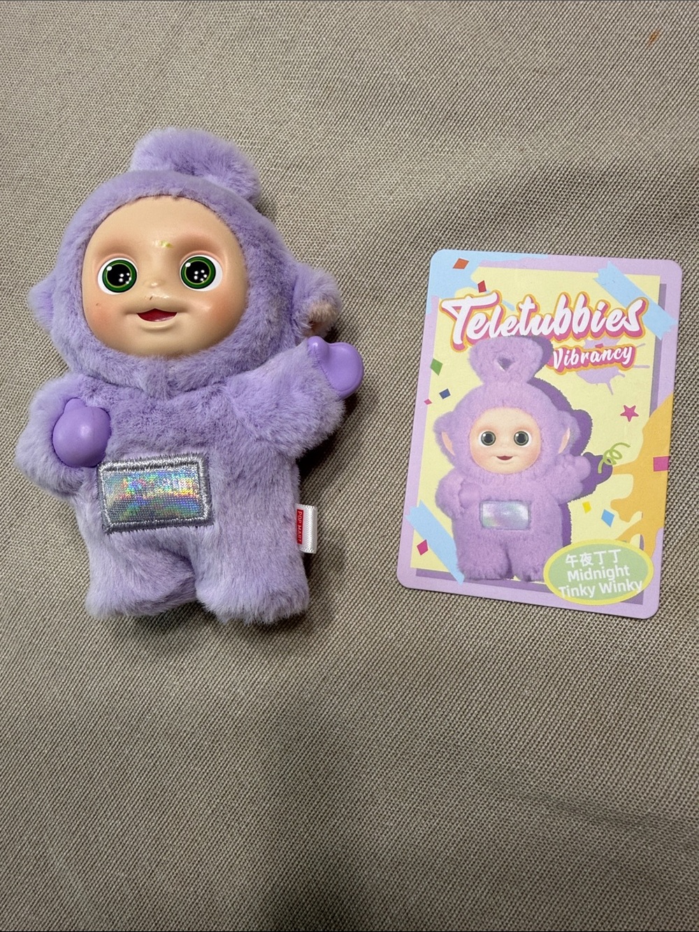 Pop Mart Midnight Tinky Winky Teletubbies Vibrancy series